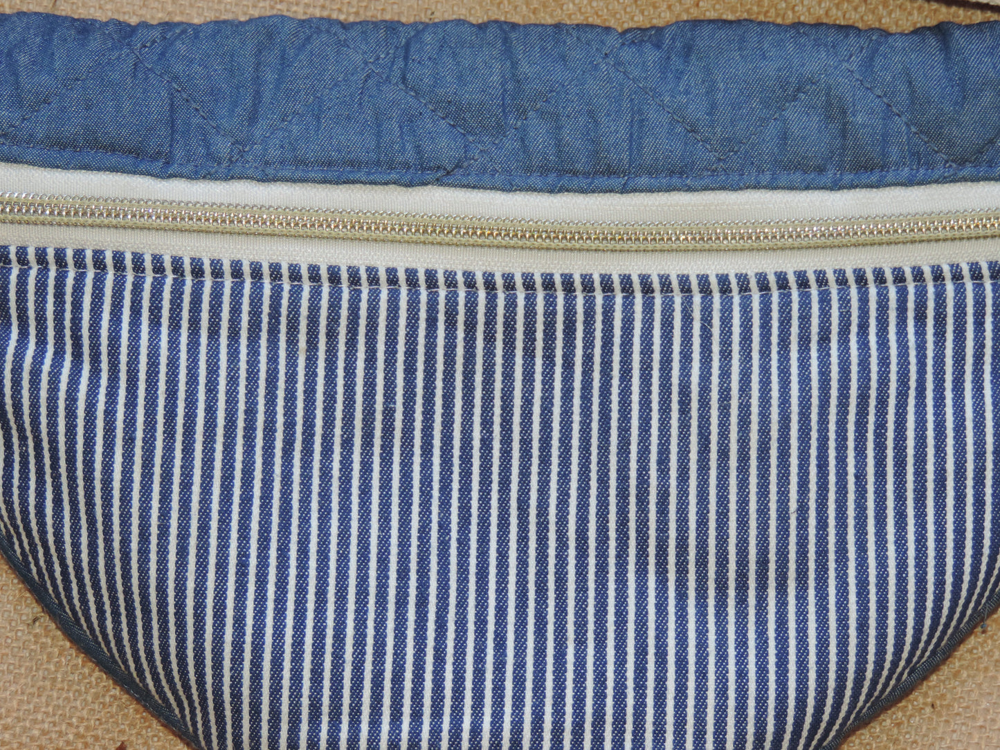 Sac Banane Velours Côtelé & Jean Matelassé – Léopard