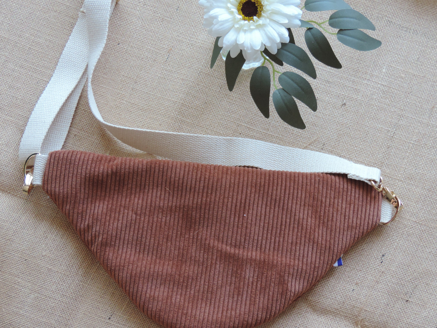 Sac Banane Velours Côtelé & Jean Matelassé – Léopard