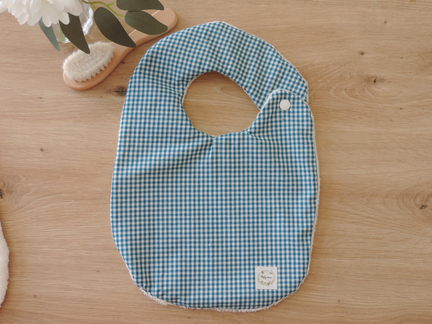 Bavoir bébé réversible et personnalisable - Naissance à 2 ans