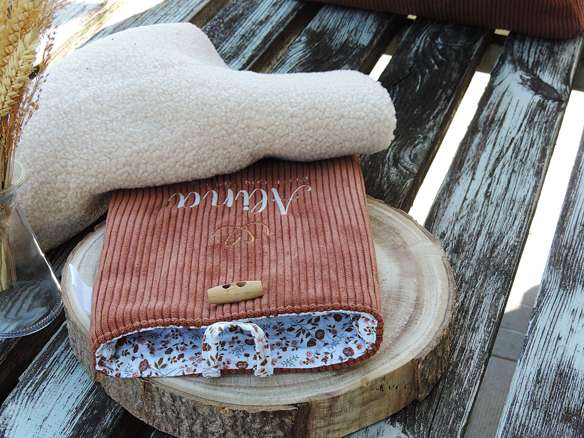 Pochette à livre personnalisée