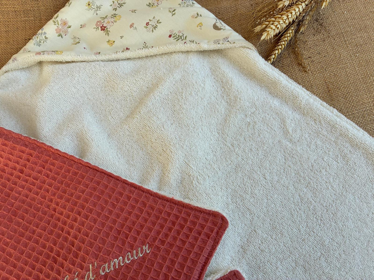 Sortie de bain bébé personnalisée