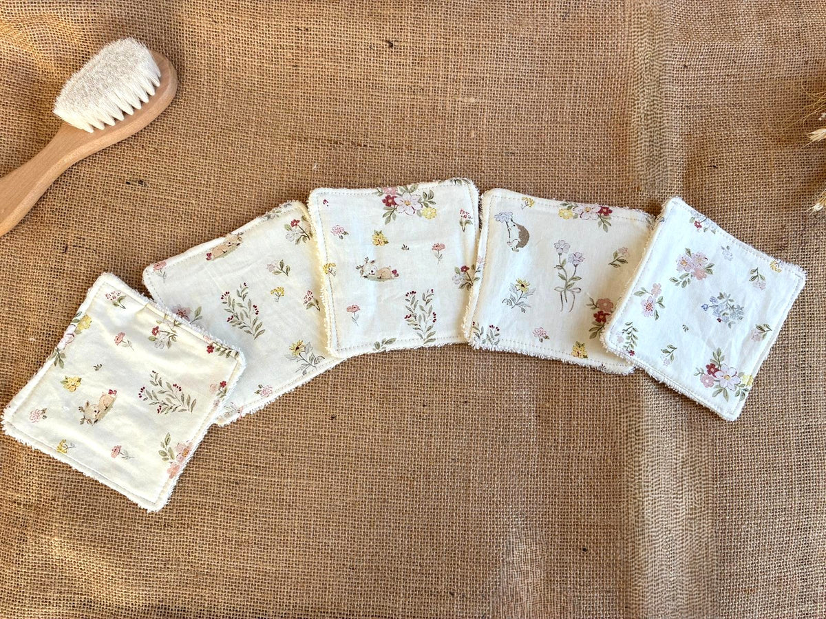 Lot de 5 Cotons lavables