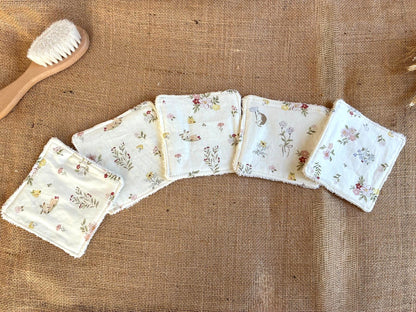 Lot de 5 Cotons lavables