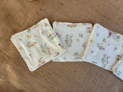 Lot de 5 Cotons lavables