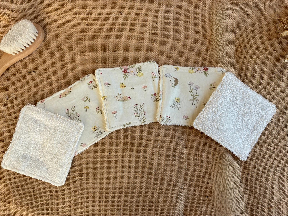 Lot de 5 Cotons lavables