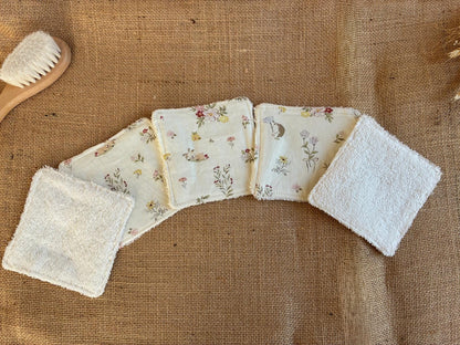 Lot de 5 Cotons lavables